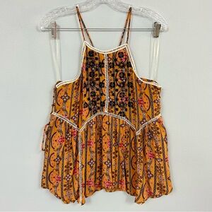COCO + JAIMESON ⚜️ Embroidered Boho Halter Tank - From The Buckle - Size M